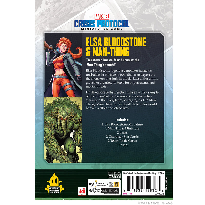 Marvel Crisis Protocol - Elsa Bloodstone and Man-Thing-Ashdown Gaming