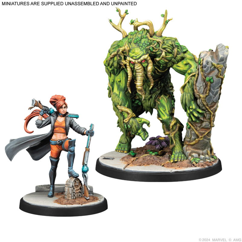 Marvel Crisis Protocol - Elsa Bloodstone and Man-Thing-Ashdown Gaming