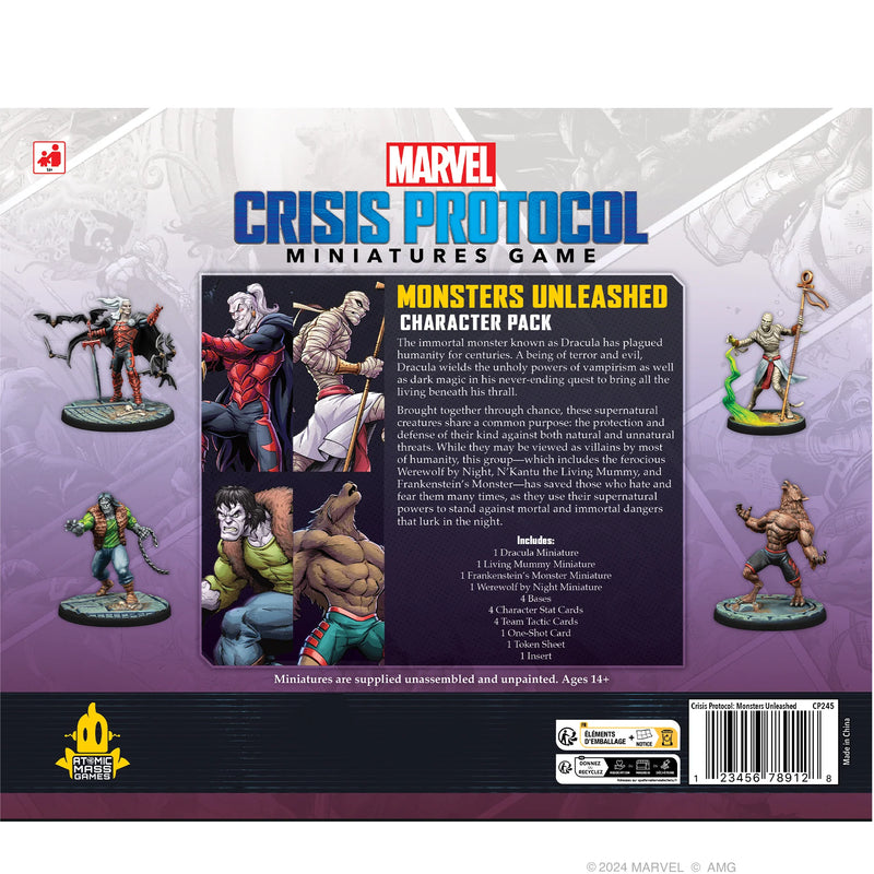 Marvel Crisis Protocol - Monsters Unleashed Character Pack-Ashdown Gaming