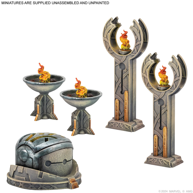 Marvel Crisis Protocol - Batttle for Asgard Terrain Pack-Ashdown Gaming