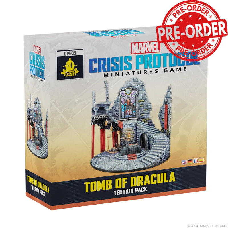 Marvel Crisis Protocol - Tomb of Dracula Terrain Pack-Ashdown Gaming