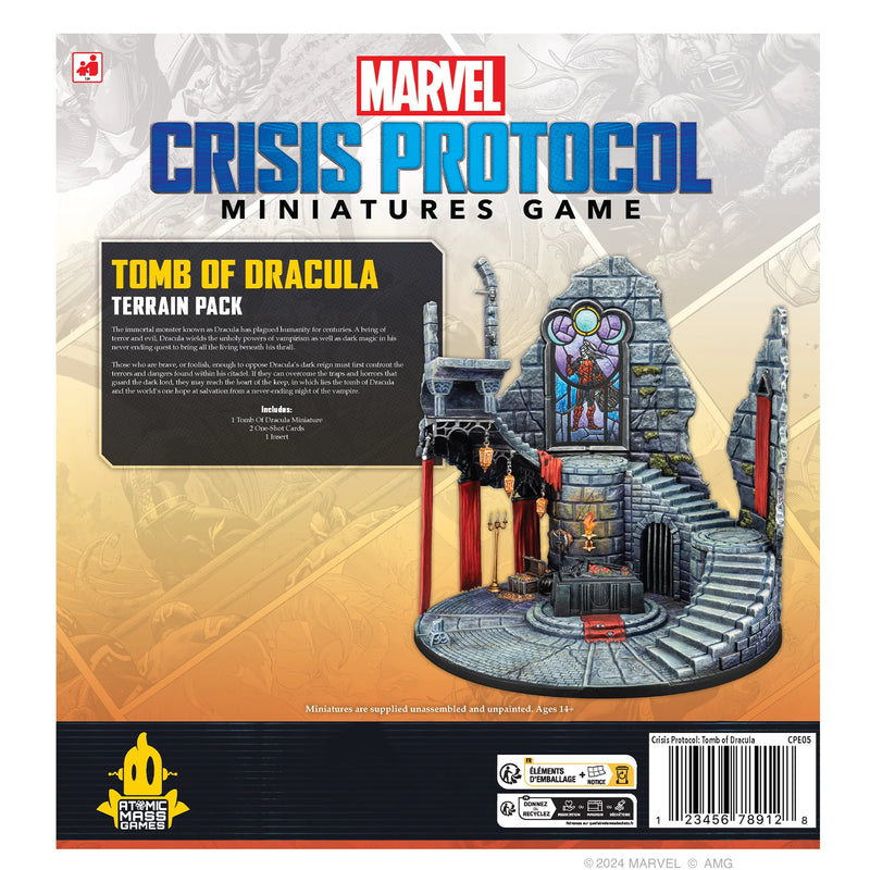 Marvel Crisis Protocol - Tomb of Dracula Terrain Pack-Ashdown Gaming