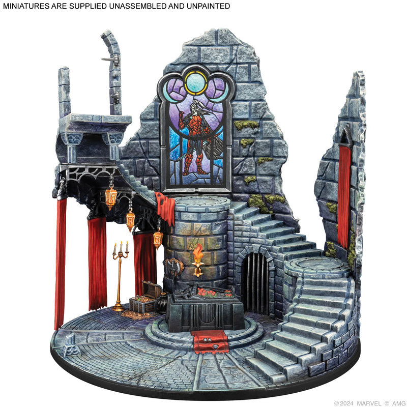 Marvel Crisis Protocol - Tomb of Dracula Terrain Pack-Ashdown Gaming