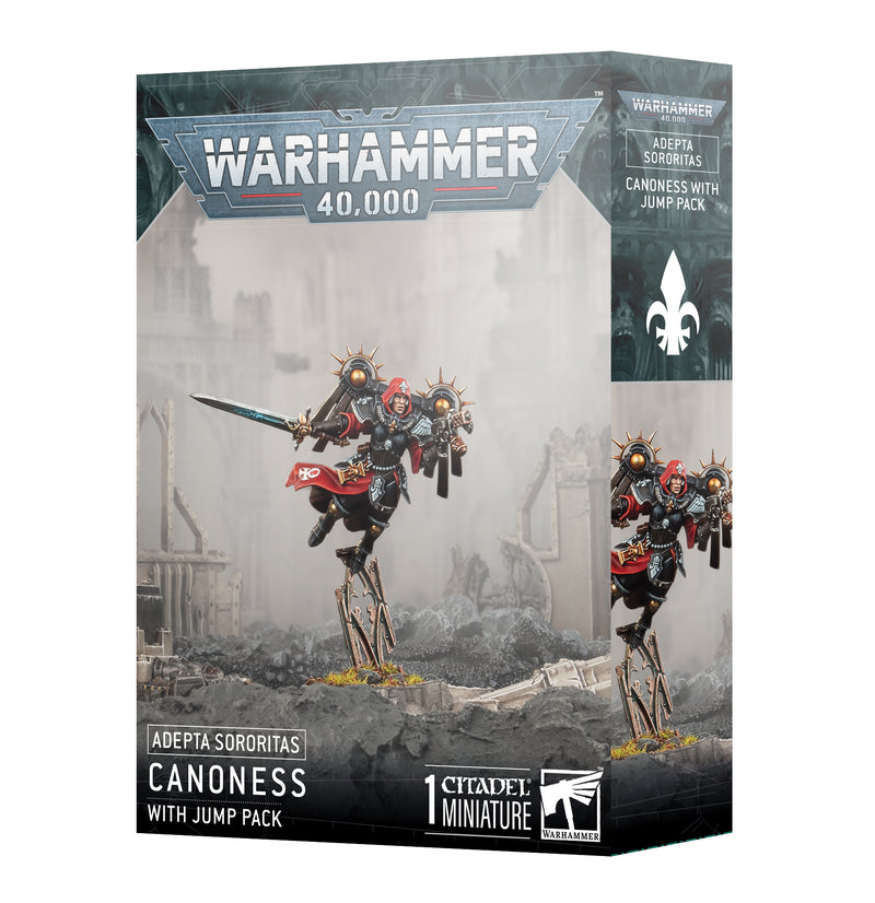 Adeptus Sororitas - Canoness with Jump Pack-Ashdown Gaming