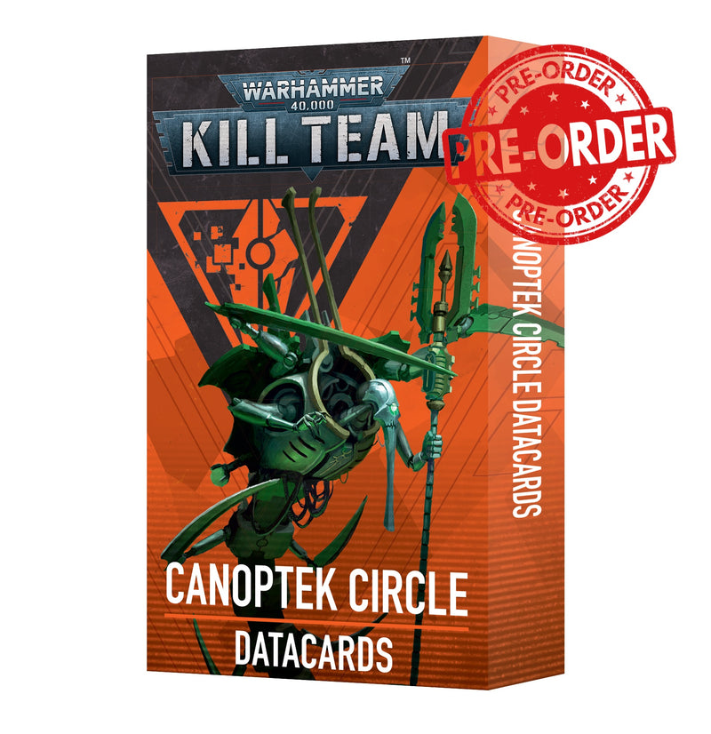 Kill Team - Canoptek Circle Datacards-Boxed Set-Ashdown Gaming
