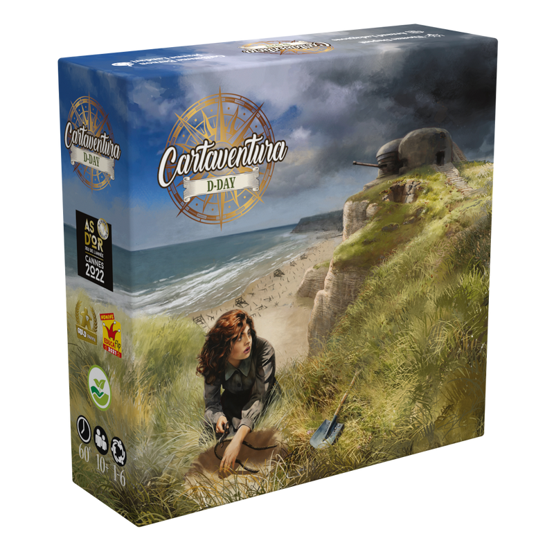 Cartaventura D Day-Board Game-Ashdown Gaming