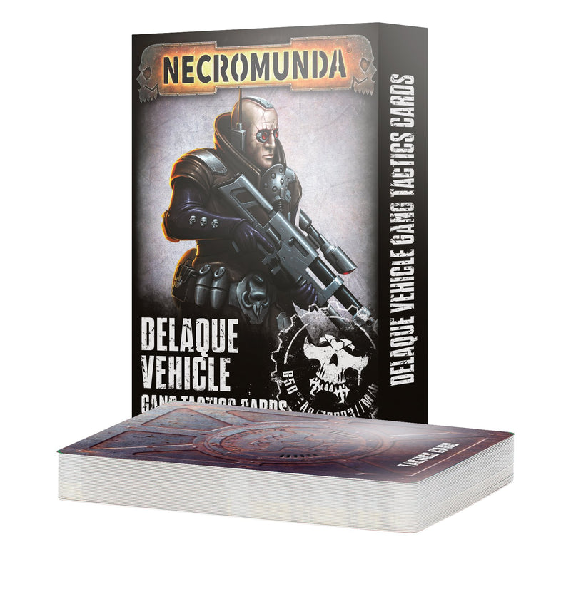 Necromunda - Delaque Gang Vehicle Tactics Cards-Boxed Set-Ashdown Gaming