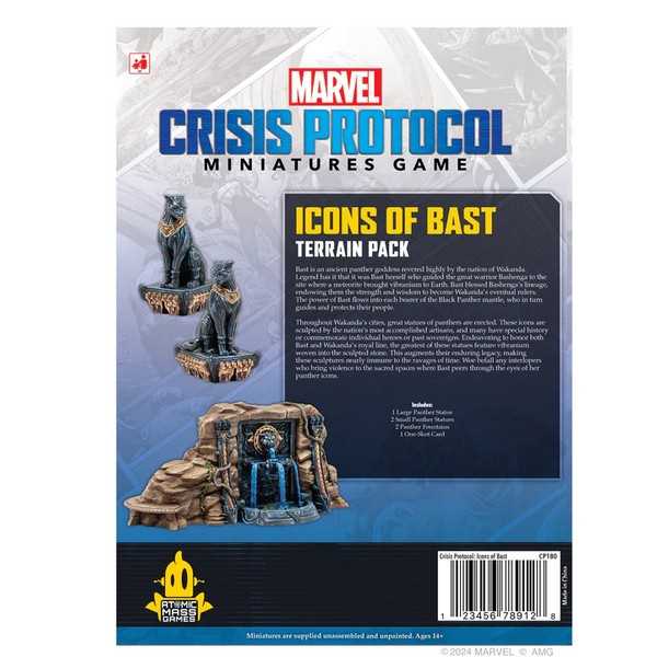 Marvel Crisis Protocol - Icons of the Beast Terrain Pack-Ashdown Gaming
