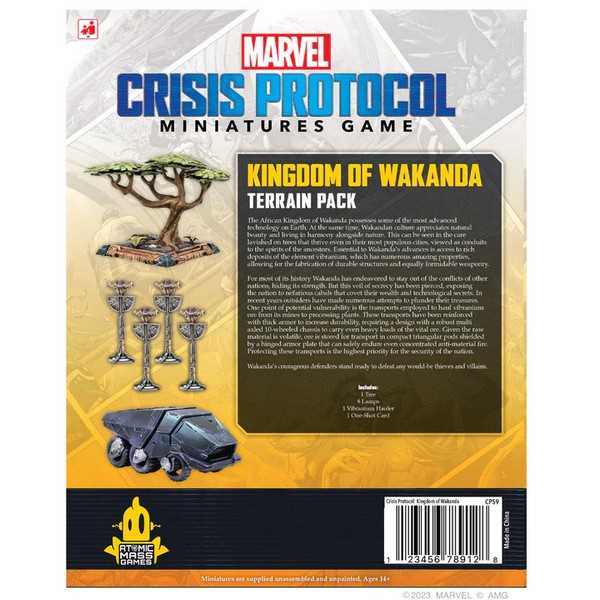 Marvel Crisis Protocol - Wakanda Terrain Pack-Ashdown Gaming
