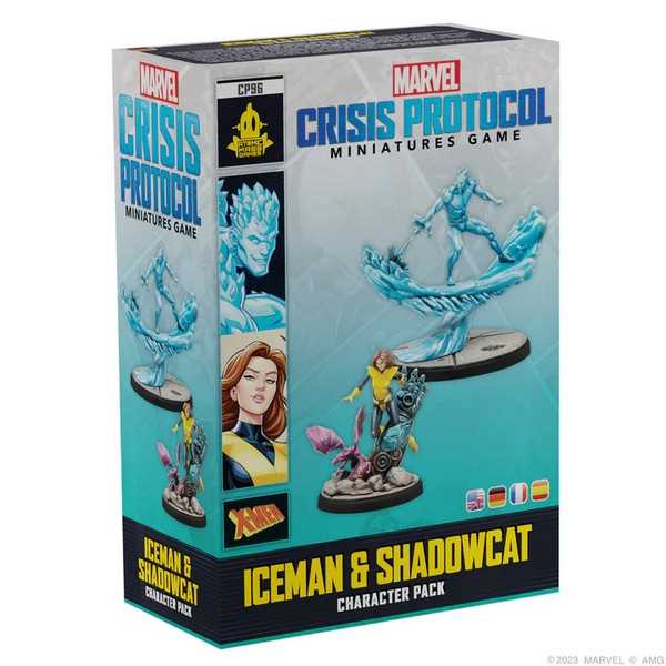 Marvel Crisis Protocol - Iceman and Shadowcat-Ashdown Gaming