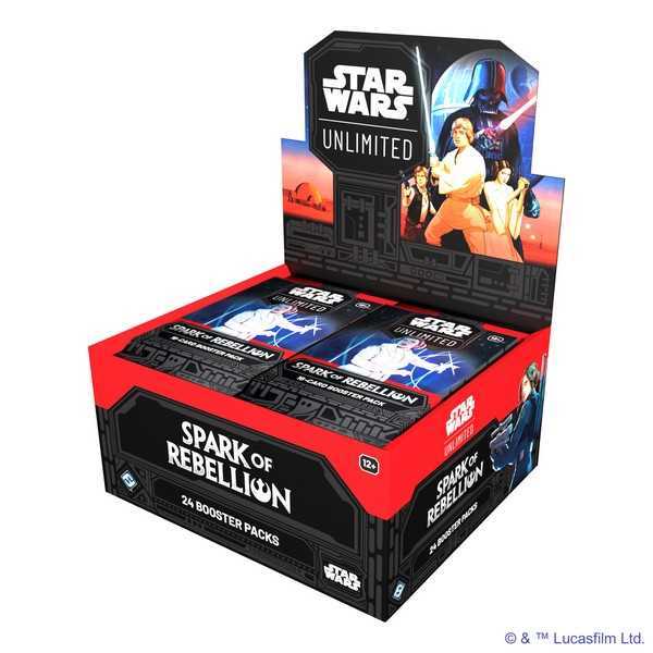 Star Wars Unlimited - Spark of Rebellion: Booster Box-Collectible Trading Cards-Ashdown Gaming