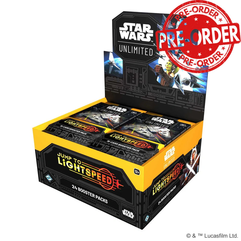 Star Wars Unlimited - Jump to Lightspeed: Booster Box-Collectible Trading Cards-Ashdown Gaming