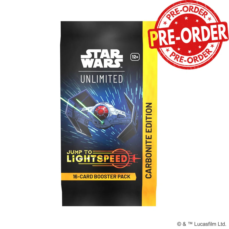 Star Wars Unlimited - Jump to Lightspeed: Carbonite Booster Pack-Collectible Trading Cards-Ashdown Gaming