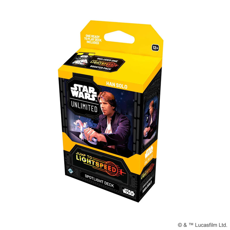 Star Wars Unlimited - Jump to Lightspeed: Spotlight Deck Han Solo-Collectible Trading Cards-Ashdown Gaming