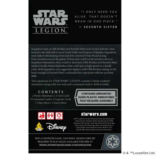 Star Wars Legion: Fifth Brother and Seventh Sister Operative Expansion-Operative-Ashdown Gaming