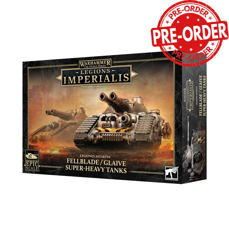 Legions Imperialis - Fellblade/Glaive Super-heavy Tanks-Boxed Set-Ashdown Gaming