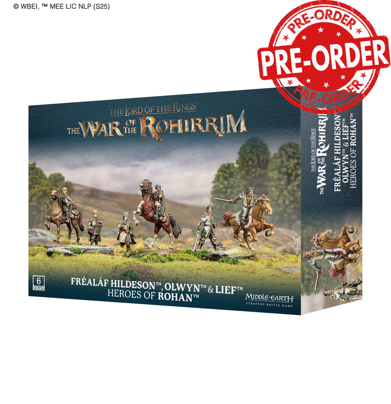 Middle Earth SBG - Fréaláf Hildeson™, Olwyn™ & Lief™, Heroes of Rohan-Books-Ashdown Gaming