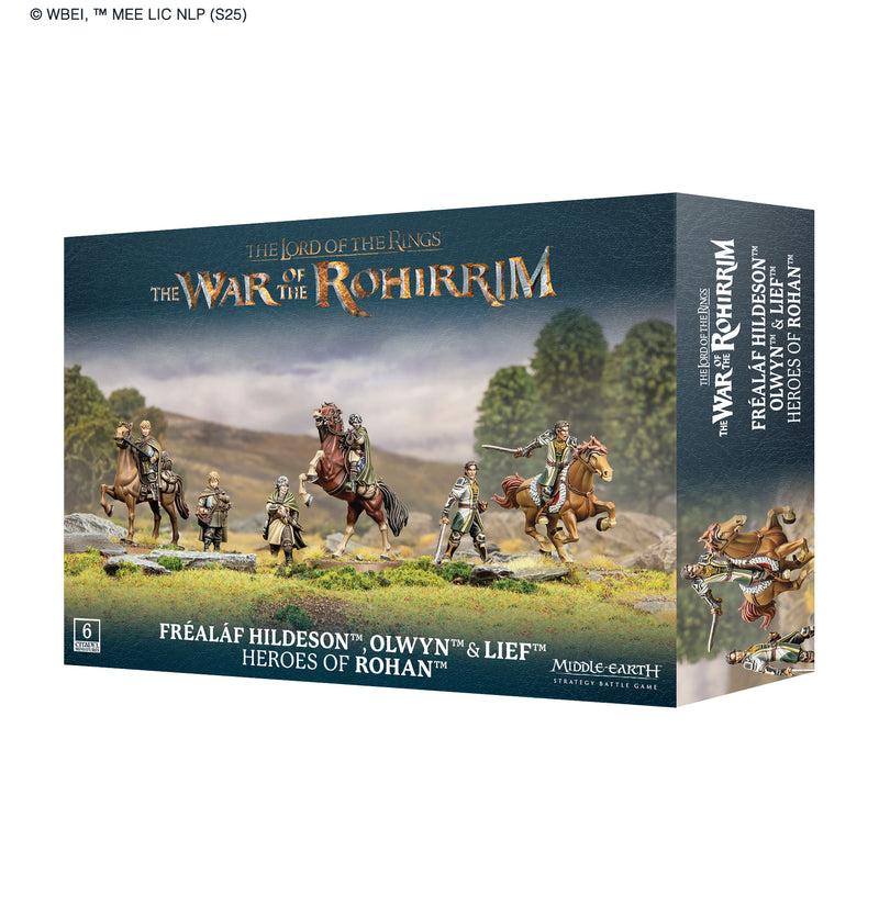 Middle Earth SBG - Fréaláf Hildeson™, Olwyn™ & Lief™, Heroes of Rohan-Books-Ashdown Gaming
