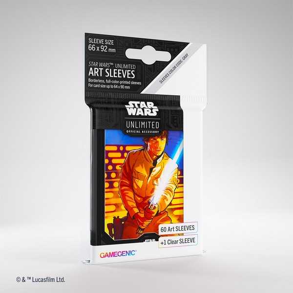 Star Wars Unlimited - Art Sleeves: Luke Skywalker-Collectible Trading Cards-Ashdown Gaming