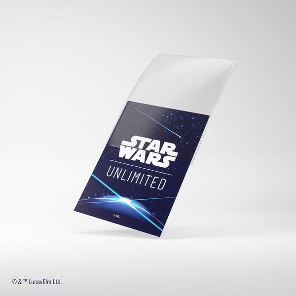 Star Wars Unlimited - Double Sleeving Pack: Space Blue-Collectible Trading Cards-Ashdown Gaming