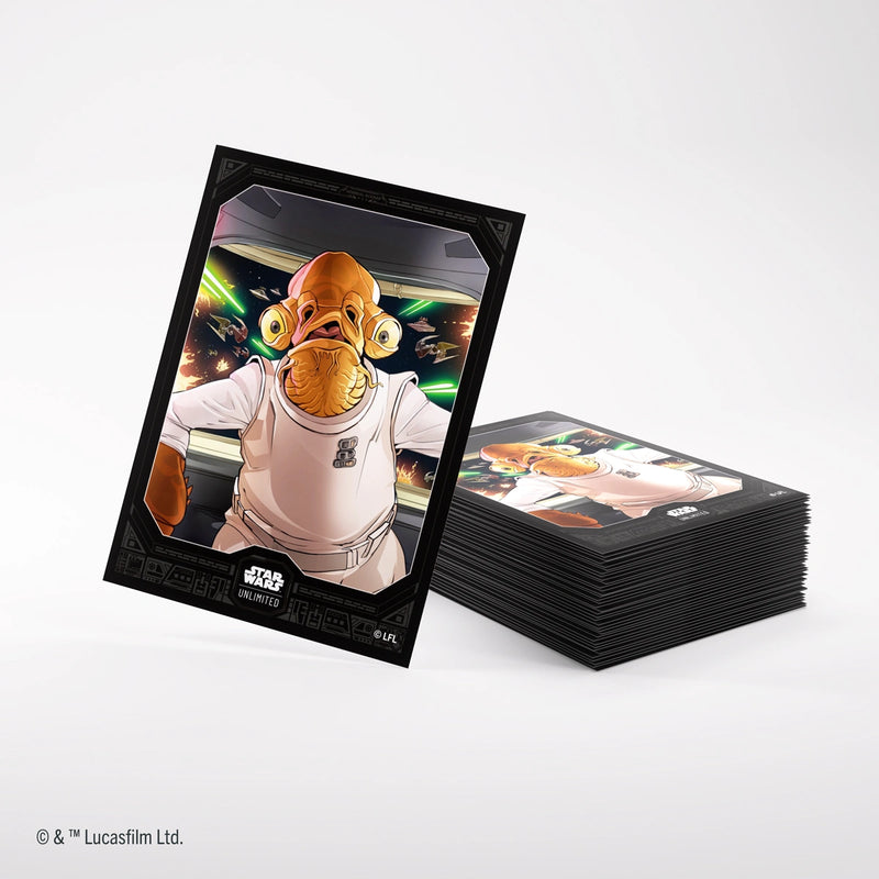 Star Wars Unlimited - Art Sleeves: Admiral Ackbar-Collectible Trading Cards-Ashdown Gaming