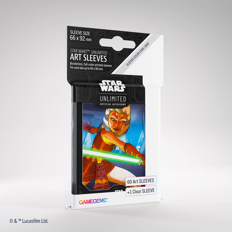 Star Wars Unlimited - Art Sleeves: Asohka Tano-Collectible Trading Cards-Ashdown Gaming