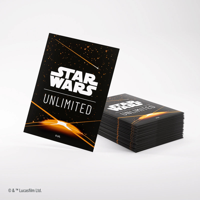 Star Wars Unlimited - Art Sleeves: Orange-Collectible Trading Cards-Ashdown Gaming