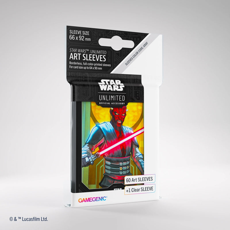 Star Wars Unlimited - Art Sleeves: Darth Maul-Collectible Trading Cards-Ashdown Gaming