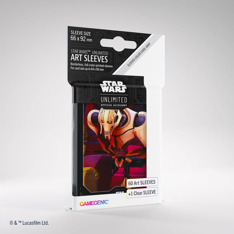 Star Wars Unlimited - Art Sleeves: General Grievous-Collectible Trading Cards-Ashdown Gaming