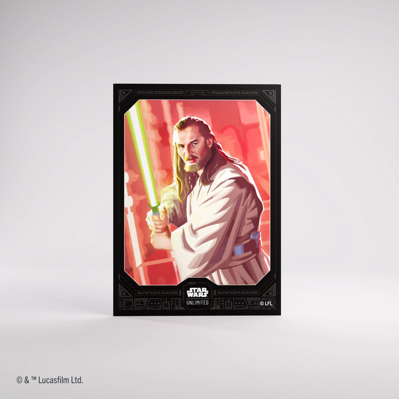 Star Wars Unlimited - Art Sleeves: Qui-Gon Jinn-Collectible Trading Cards-Ashdown Gaming