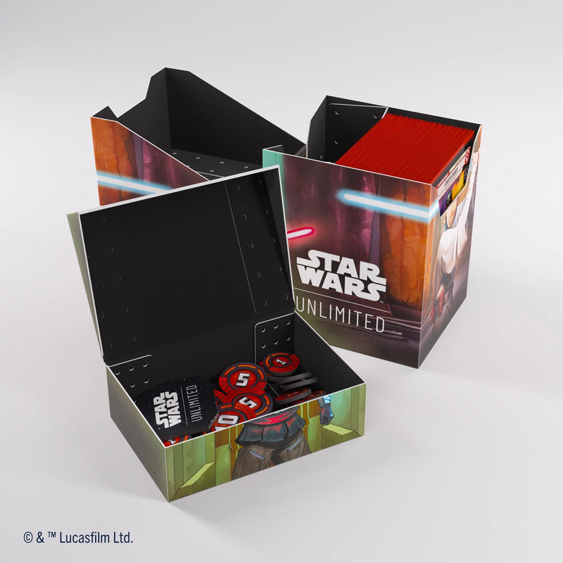 Star Wars Unlimited - Soft Crate: Obi-Wan/Maul-Collectible Trading Cards-Ashdown Gaming