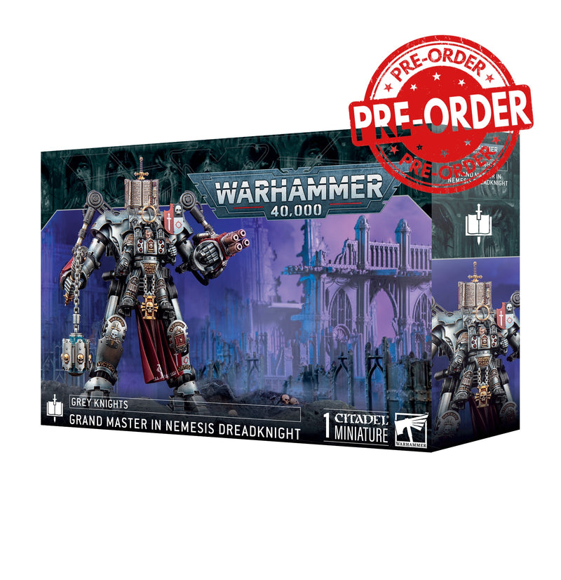 Grey Knights - Grand Master in Nemesis Dreadknight-Boxed Set-Ashdown Gaming