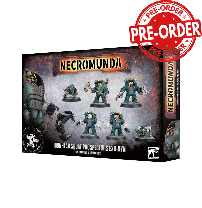 Necromunda - Ironhead Squat Prospectors Exo-Kyn-Boxed Set-Ashdown Gaming