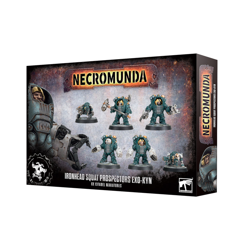 Necromunda - Ironhead Squat Prospectors Exo-Kyn-Boxed Set-Ashdown Gaming