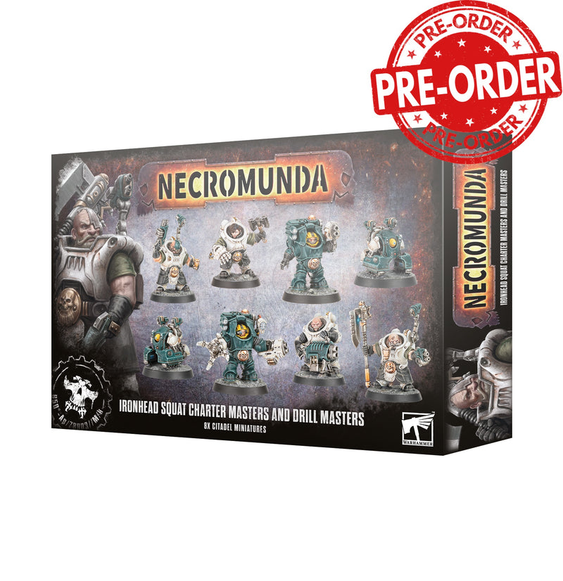 Necromunda - Ironhead Squat Charter Masters and Drill Masters-Boxed Set-Ashdown Gaming