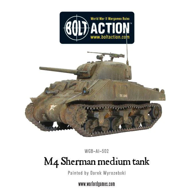 Bolt Action - M4 Sherman Medium Tank-Ashdown Gaming