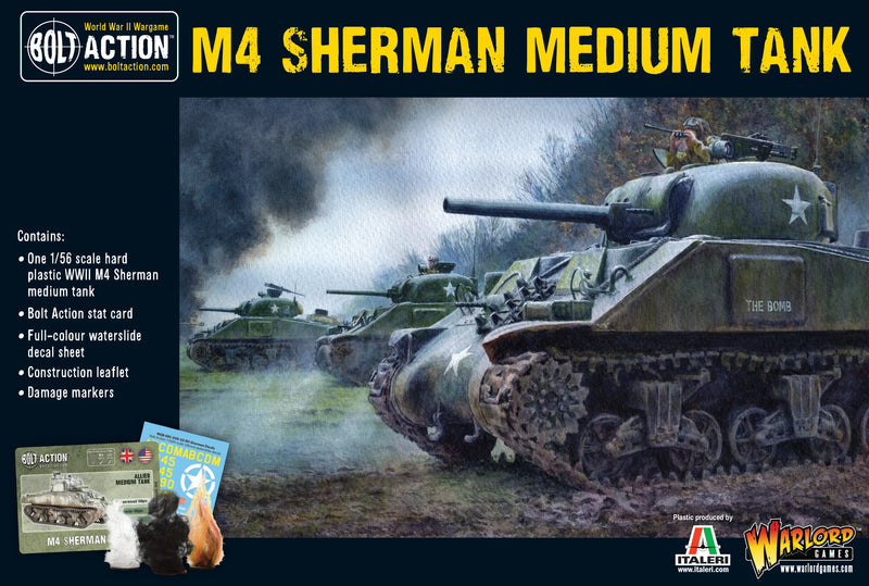 Bolt Action - M4 Sherman Medium Tank-Ashdown Gaming