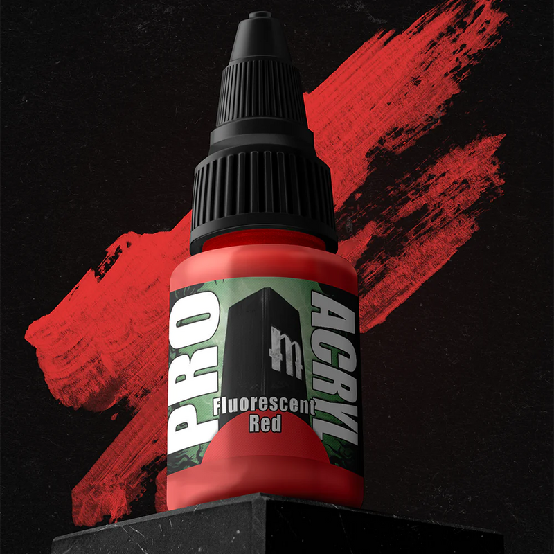 Pro Acryl - Fluorescent Red-Paint-Ashdown Gaming
