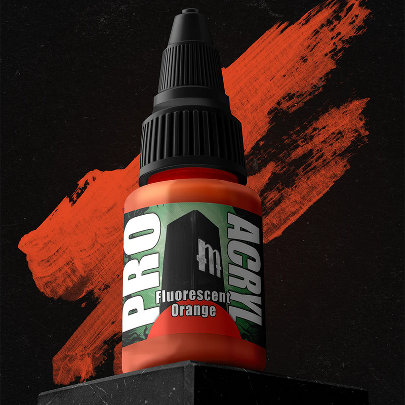 Pro Acryl - Fluorescent Orange-Paint-Ashdown Gaming