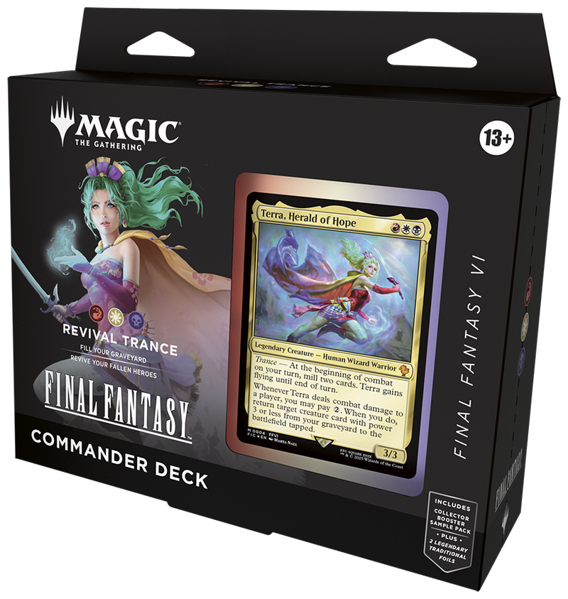 Magic the Gathering - Final Fantasy: Commander Deck Revival Trance-Cards-Ashdown Gaming