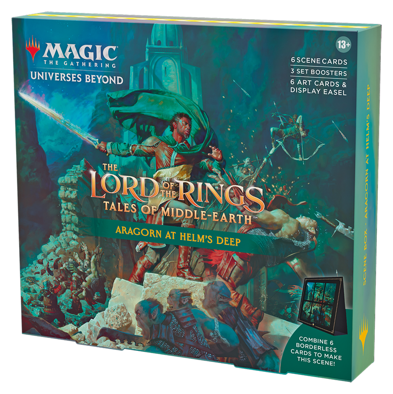 Magic the Gathering - Tales of Middle Earth Holiday Scene Box: Aragorn at Helms Deep-Cards-Ashdown Gaming