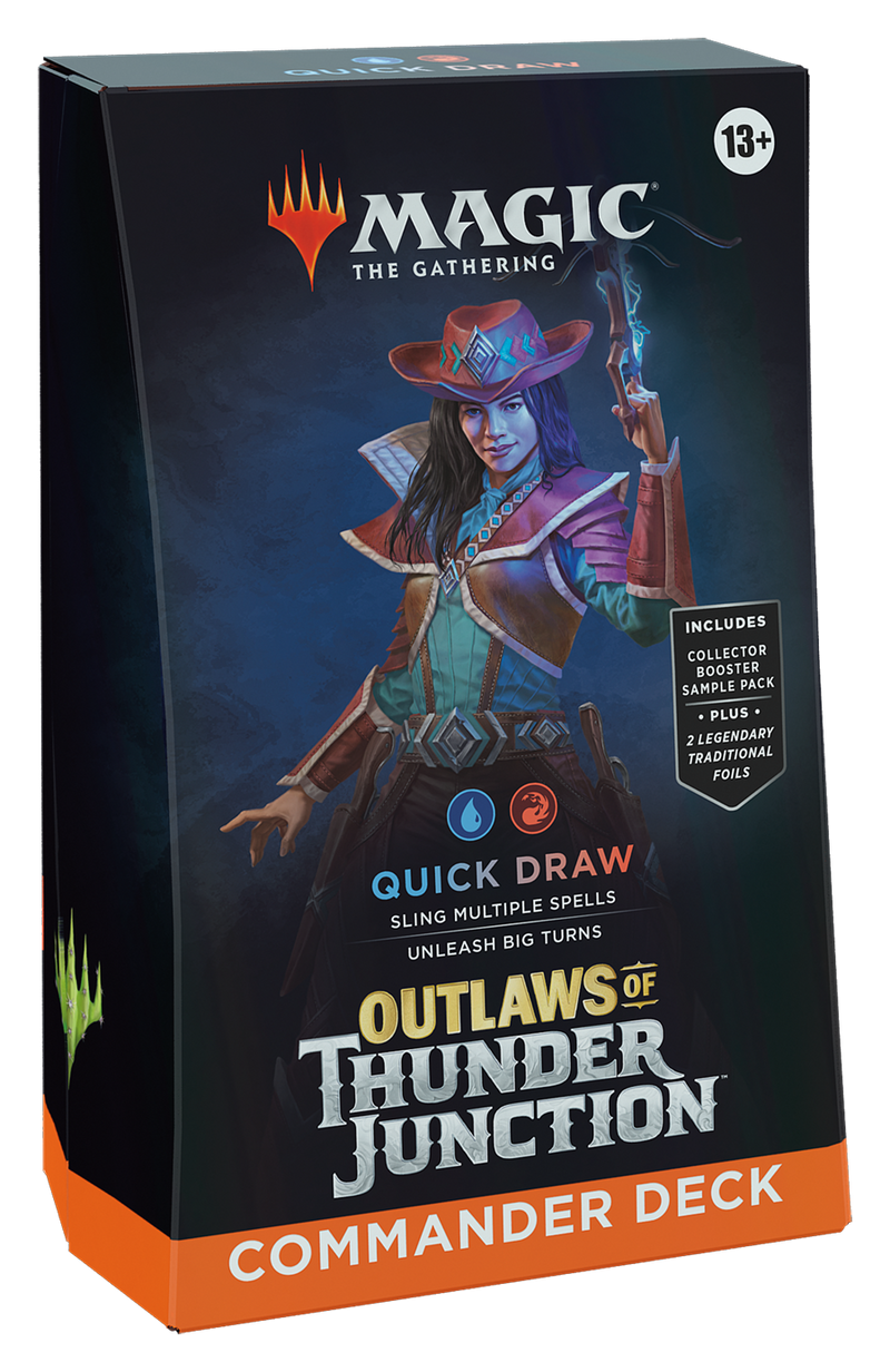 Magic the Gathering - Outlaws of Thunder Junction Commander Deck: Quick Draw-Cards-Ashdown Gaming