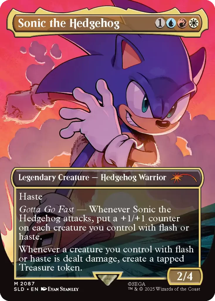 Magic the Gathering - Secret Lair Sonic Friends and Foes (non-foil)-Cards-Ashdown Gaming
