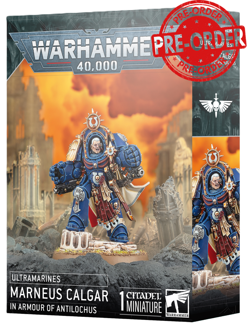 Ultramarines - Marneus Calgar in Armour of Antilochus-Box Set-Ashdown Gaming