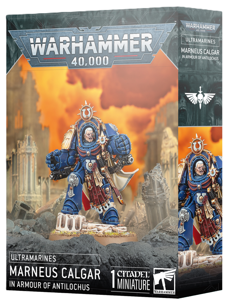 Ultramarines - Marneus Calgar in Armour of Antilochus-Box Set-Ashdown Gaming