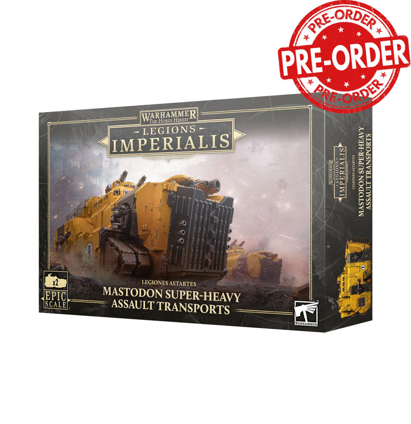 Legions Imperialis - Mastodon Super-heavy Assault Transports-Boxed Set-Ashdown Gaming