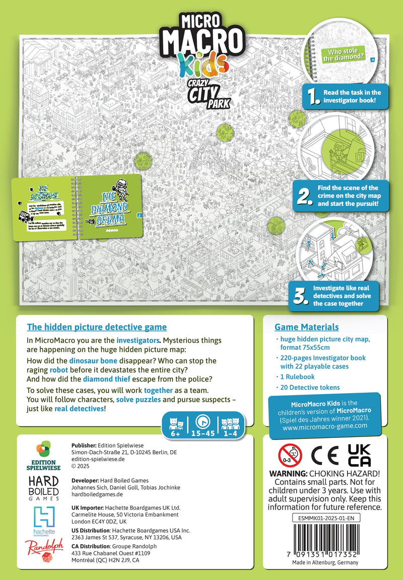 MicroMacro Kids: Crazy City Park-Board Games-Ashdown Gaming