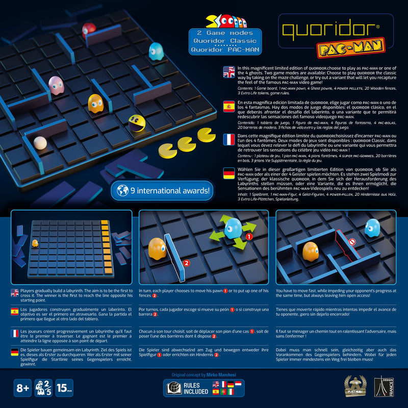 Quoridor: PAC-MAN-Board Games-Ashdown Gaming