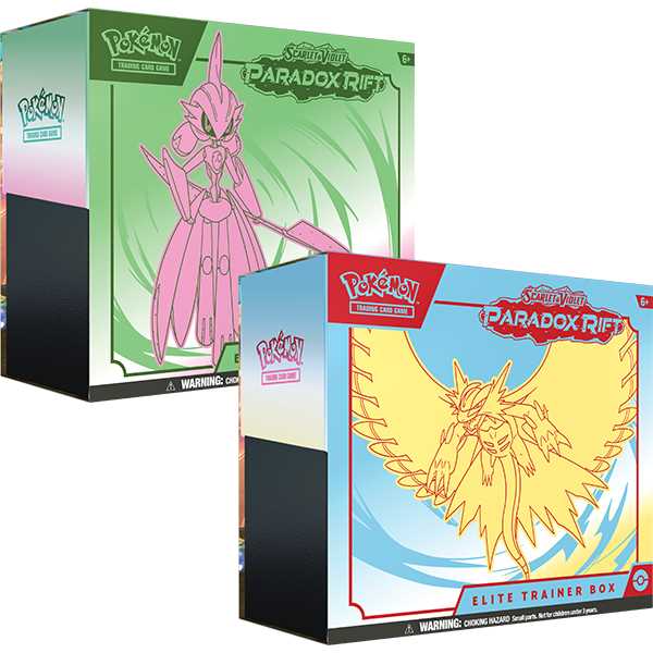 Pokemon TCG: Scarlet and Violet 4 Paradox Rift Elite Trainer Box-Collectible Trading Cards-Ashdown Gaming