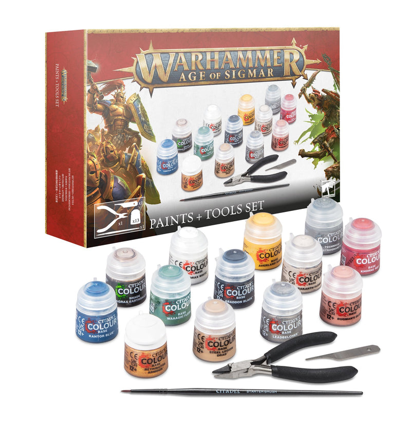 Age of Sigmar - Paints and Tools-Boxed Set-Ashdown Gaming